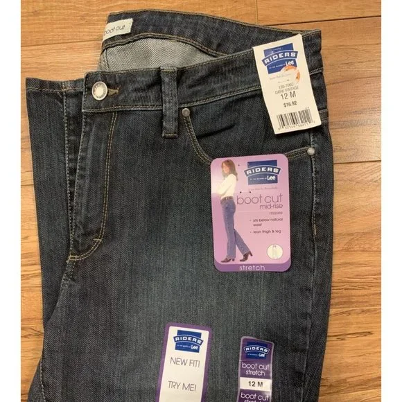 Regular Fit Riders By Lee Mid Rise Bootcut Black Lee Jeans Lee